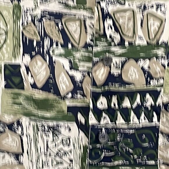 NWOT Summa Button Down Short Sleeve Shirt.  Size L large 100% silk - Picture 2 of 8